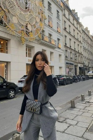 Margaux Oversized Wool-Blend Blazer