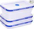 Collapsible Silicone Food Containers (Set of 3)