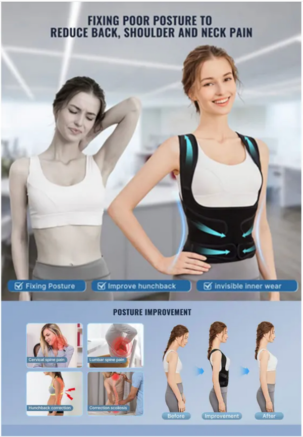 Adjustable Posture Corrector Back Brace