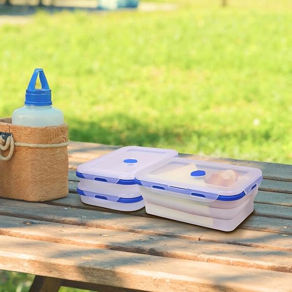 Collapsible Silicone Food Containers (Set of 3)