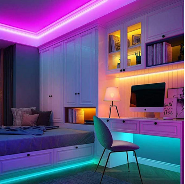 Smart LED Strip Lights — RGB App Control (5m)
