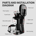 Drip Coffee Maker with Reusable Filter