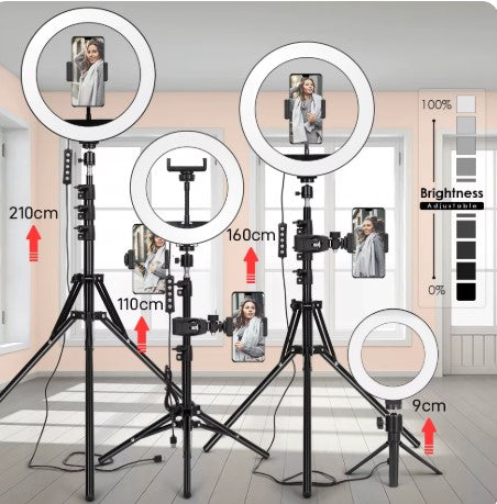 Selfie Ring Light with Tripod Stand
