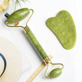 Jade Gua Sha & Roller Set